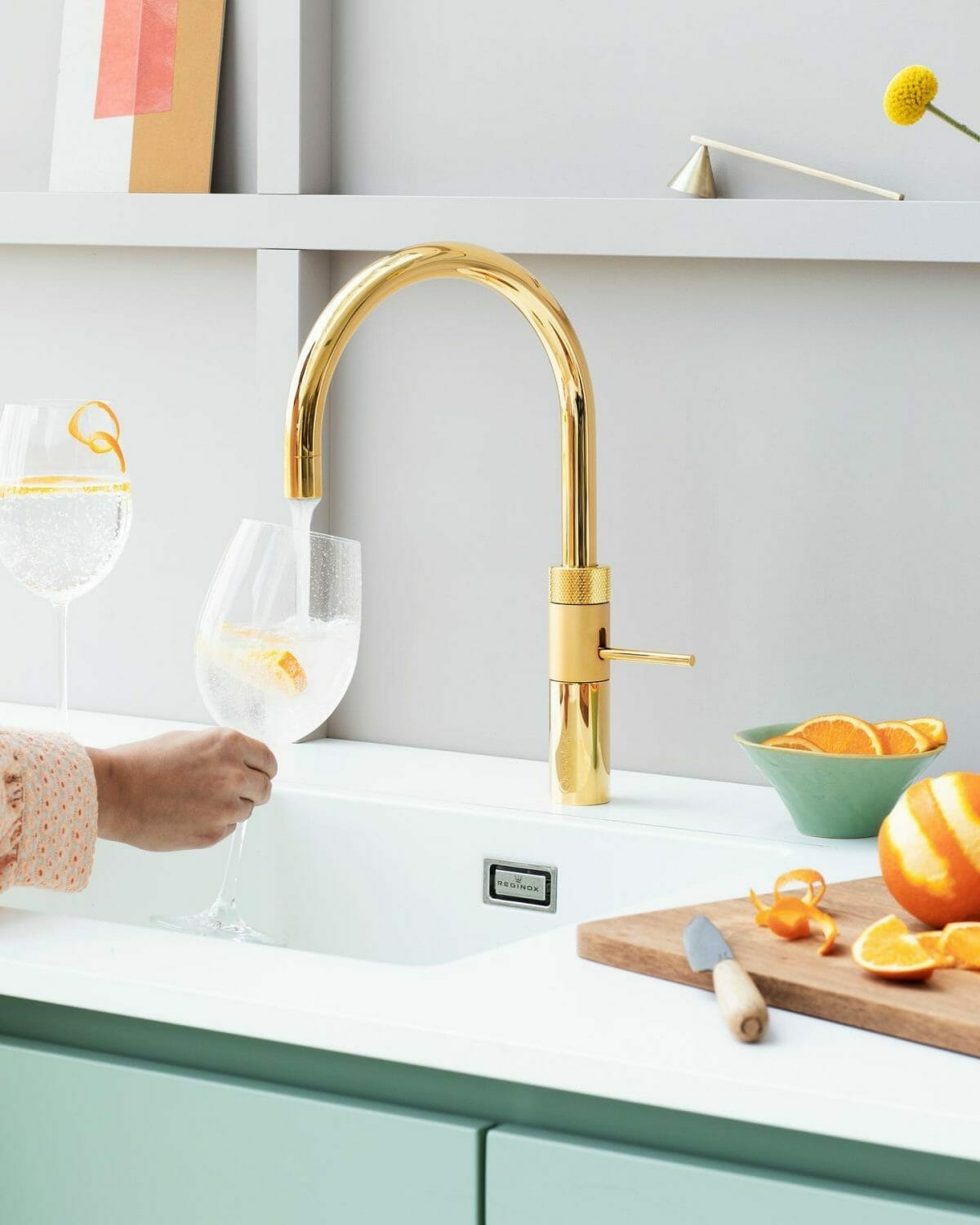 Gold Kitchen Tap
