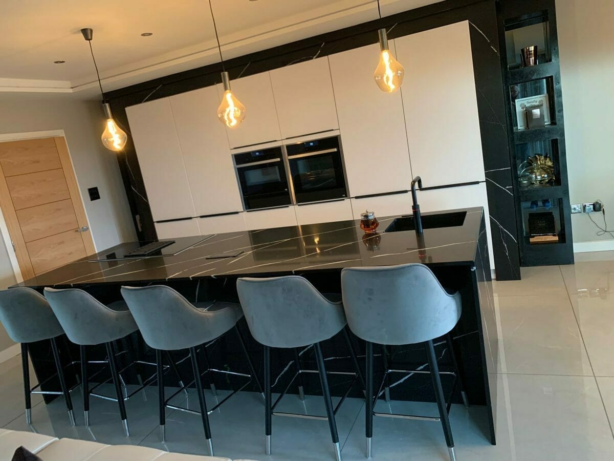 Marble Kitchen Island